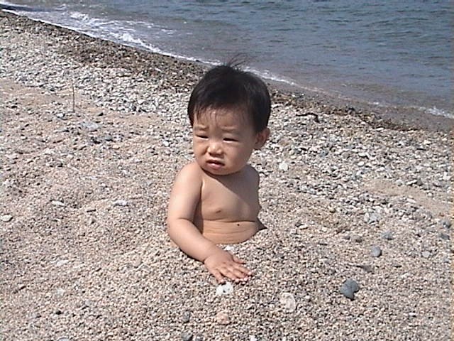 Jaewoo Buried in the Sand